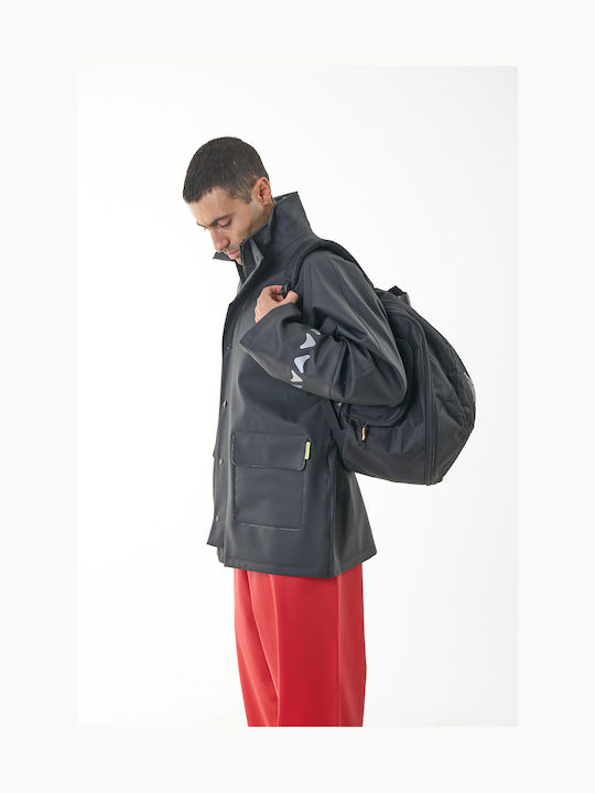 Anorak Work Jacket Reflective Black