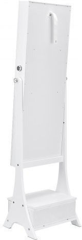 Vevor Огледало с Бяла Дървена Рамка 157x41см