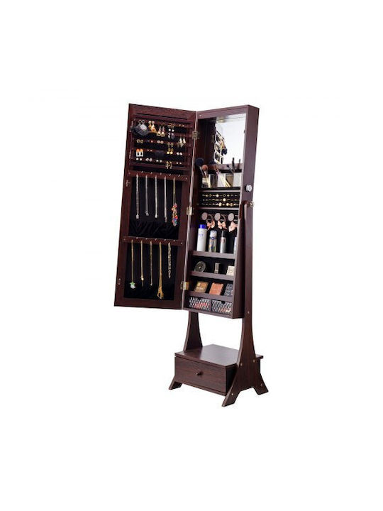 Vevor Καθρέπτης με Καφέ Ξύλινο Πλαίσιο 157x41cm