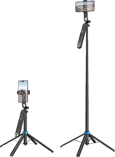 Hoco K22 Handy Selfie Stick Trepied Pentru Telefoane Mobile Bluetooth Negru