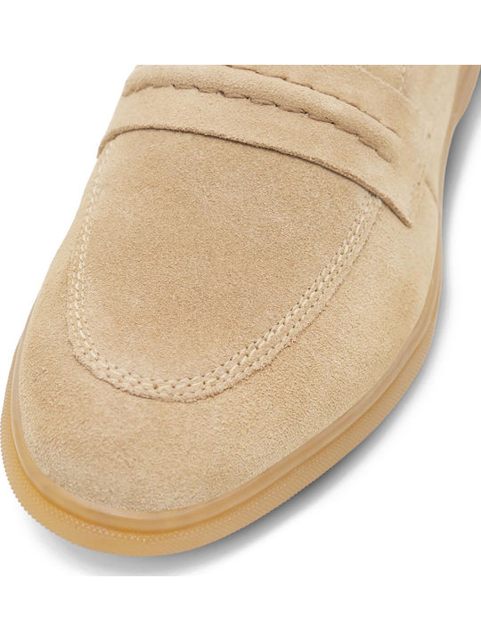 Damen Mokassins in Beige Farbe