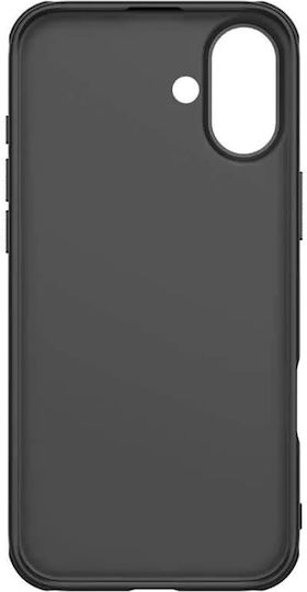 Nillkin Super Frosted Shield Pro Umschlag Rückseite Kunststoff / Silikon 0.5mm Wasserdicht Schwarz (iPhone 16 Plus)
