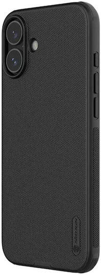 Nillkin Super Frosted Shield Pro Umschlag Rückseite Kunststoff / Silikon 0.5mm Wasserdicht Schwarz (iPhone 16 Plus)