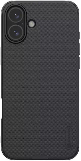 Nillkin Super Frosted Shield Pro Umschlag Rückseite Kunststoff / Silikon 0.5mm Wasserdicht Schwarz (iPhone 16 Plus)