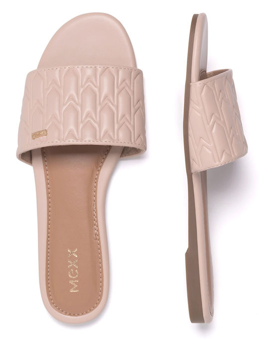 Flache Sandalen für Damen in Beige Farbe