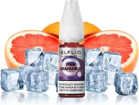 Elfliq Lichid de Reumplere Gata Nic Salts cu Aromă de Fructat 20mg 10ml Pink Grapefruit
