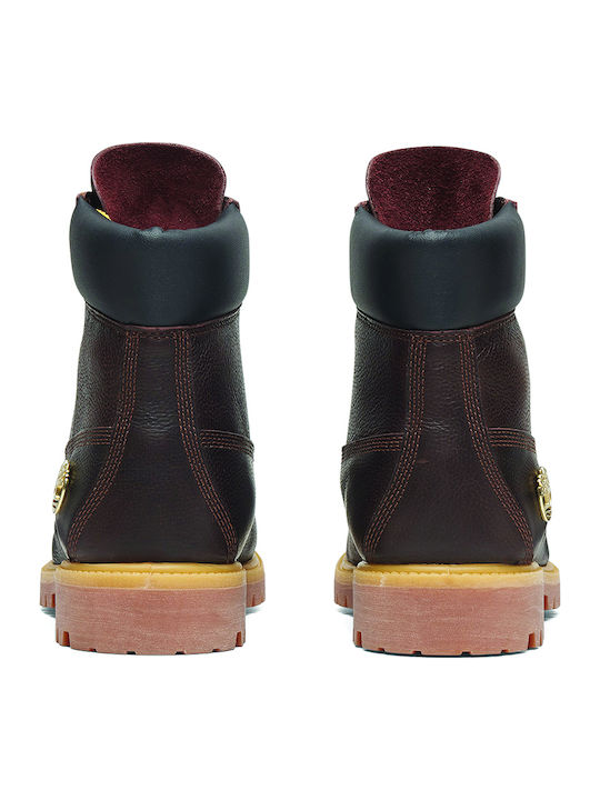 Premium Leather Brown Waterproof Combat Boots