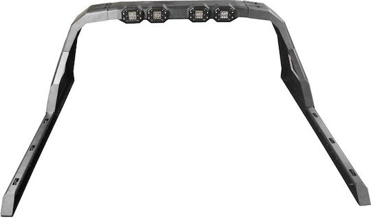 Tafmarket Roll Bar Ladefläche Auto Universal Offroad - Eisen Schwarz Matt Perforiert 2012-2023