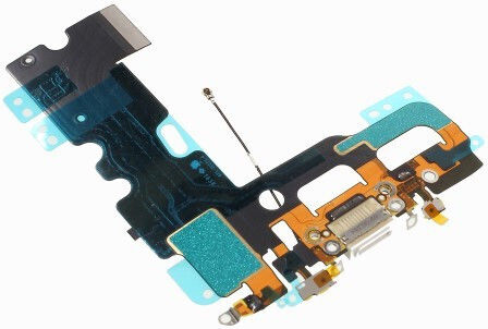 Flex Cable with Charging port in White colour for iPhone 7
