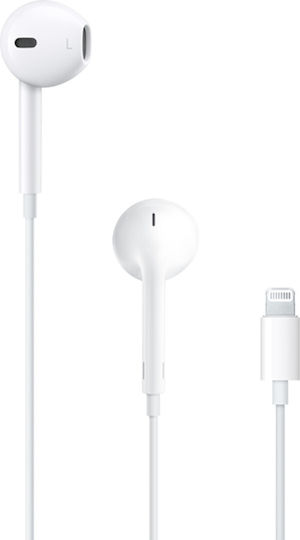 Apple EarPods Слушалки Безжични Стерео с жак Мълния Бял