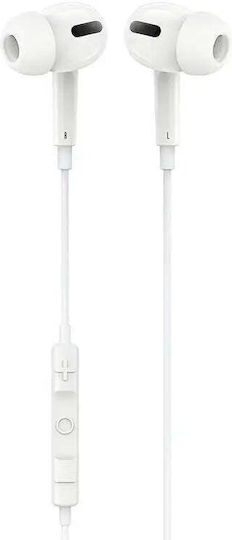 Baseus Encok Cz18 In-ear Handsfree Ακουστικά με Βύσμα USB-C Λευκό