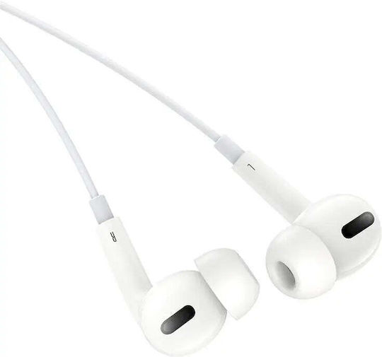 Baseus Encok Cz18 In-ear Handsfree Ακουστικά με Βύσμα USB-C Λευκό