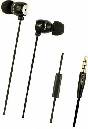 Awei Q38i In-ear Handsfree Ακουστικά με Βύσμα 3.5mm Μαύρο