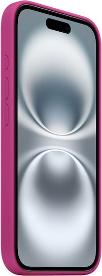 Apple Silicone Case with MagSafe Задна корица Силикон Фуксия (iPhone 16 Plus)