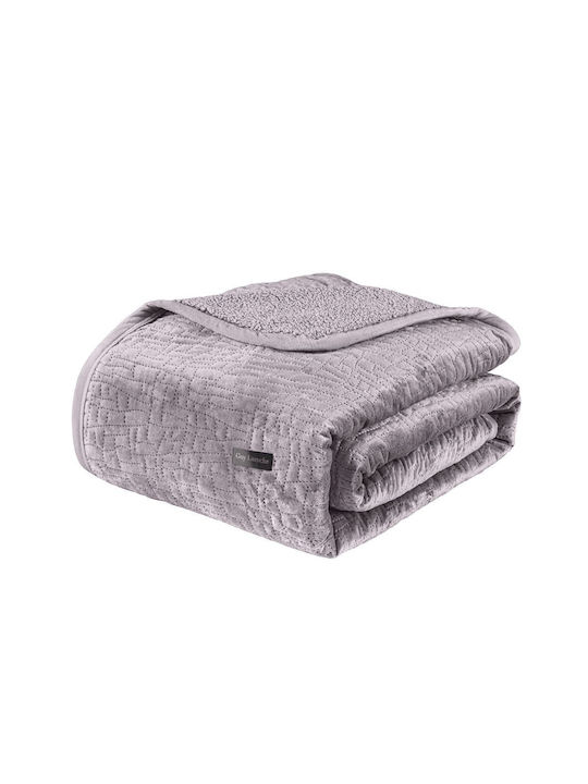 Guy Laroche Set Blanket Fleece Queen 220x240cm Bolzano Melanze