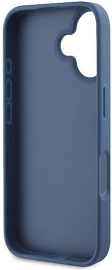 Guess Back Cover Synthetic Leather Durable Blue (iPhone 16)