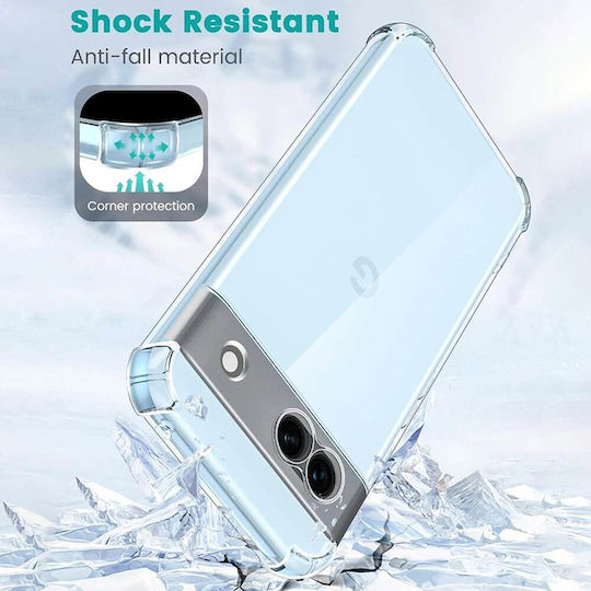 Techsuit Shockproof Clear Задна корица Силикон Прозрачен (Google Pixel 9 / 9 Pro)
