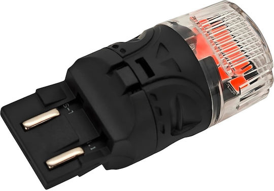 Bec LED W21/5w 7443 12v Canbus 1800lm Roșu