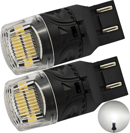 W21/5w Led Bulb 7443 12v Canbus 1800lm White