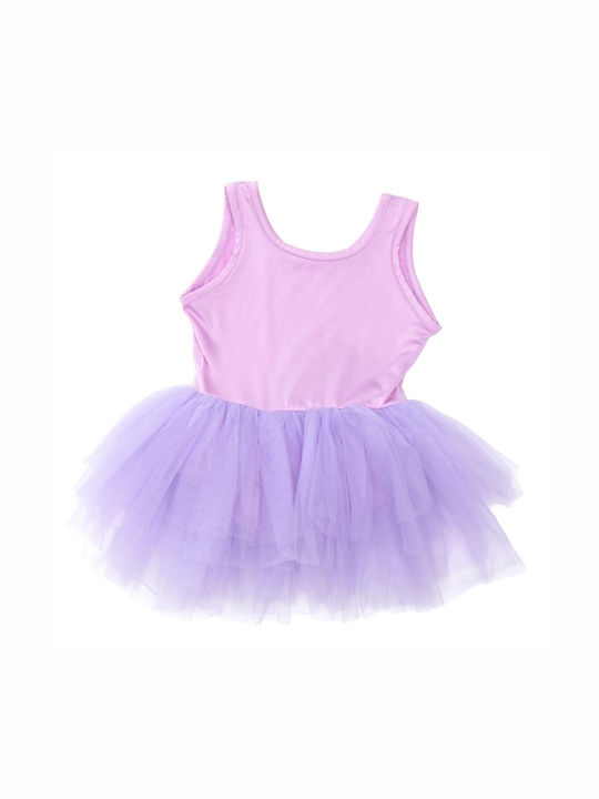 Kids Carnival Costume Ballerina Purple