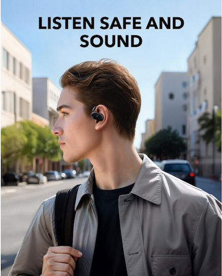 Soundcore by Anker V20i Open Ear Bluetooth Handsfree Earphones with Sweat Resistance and Charging Case Black