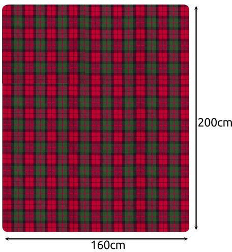 Ruhhy Single Fleece Blanket 160x200 cm White