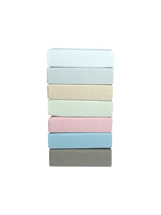 Astron Italy Piqué Decke Einzeln 160x245 cm Dunkelgrau