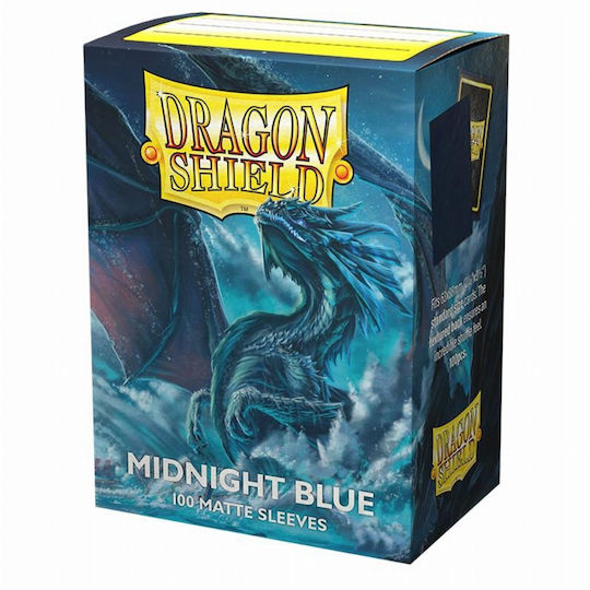 Dragon Shield Standard Size Matte Midnight Card Sleeves Standard Size 100pcs Blue