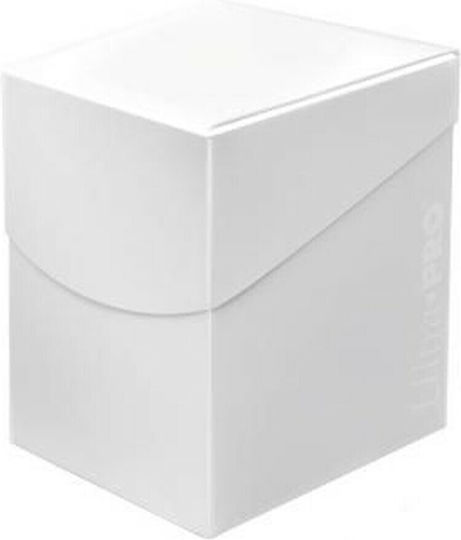 Ultra Pro Eclipse Arctic White Deck Box Dimensiune Standard Alb