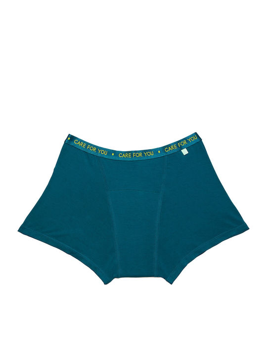 Femi.eko Luna Menstrual Shorts Blue