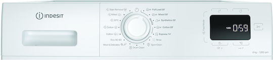 Indesit Πλυντήριο Ρούχων 6kg με Τεχνολογία Ατμού 1200 Στροφών IM 642 MY TIME EE