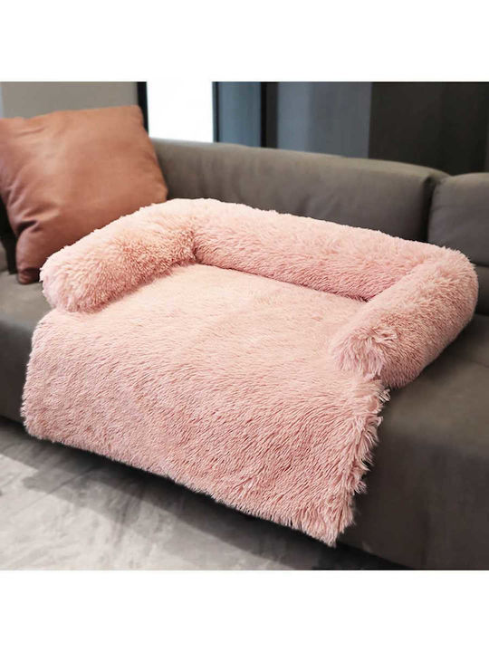 Glee Poof Dog Bed Pink 70x70cm.