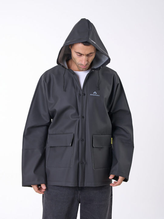 Anorak Waterproof Jacket Watcher Flex Black
