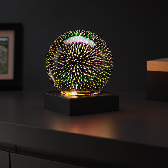 The Source Fibre Ball Light Decorative Lamp Multicolour
