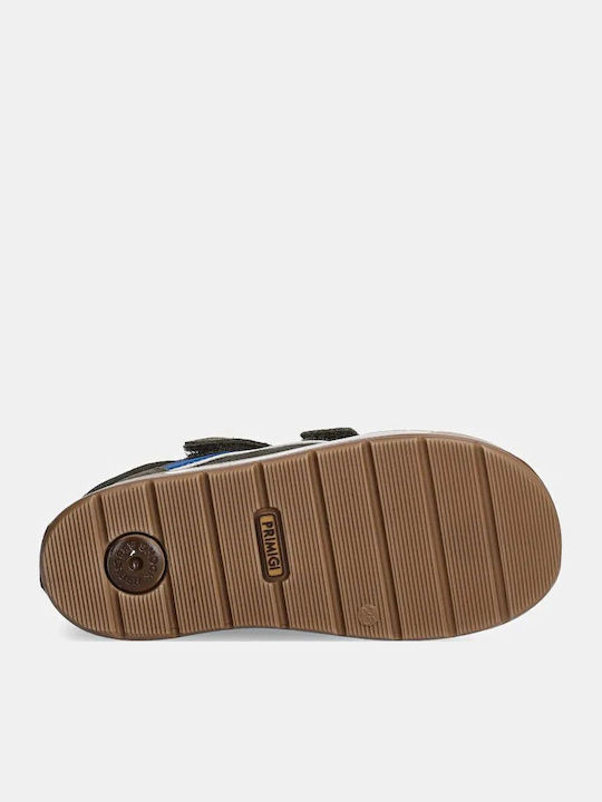 Ghete Copii din Piele cu Velcro Verzi