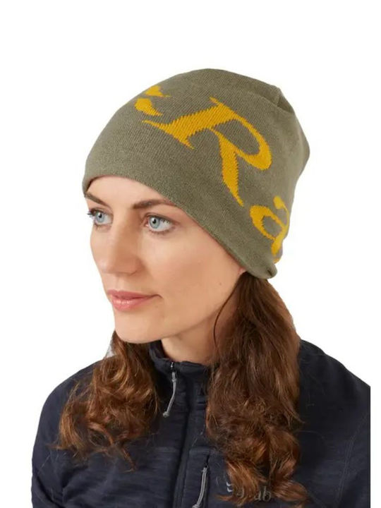 Beanie Unisex Fleece Beanie Gestrickt in Khaki Farbe