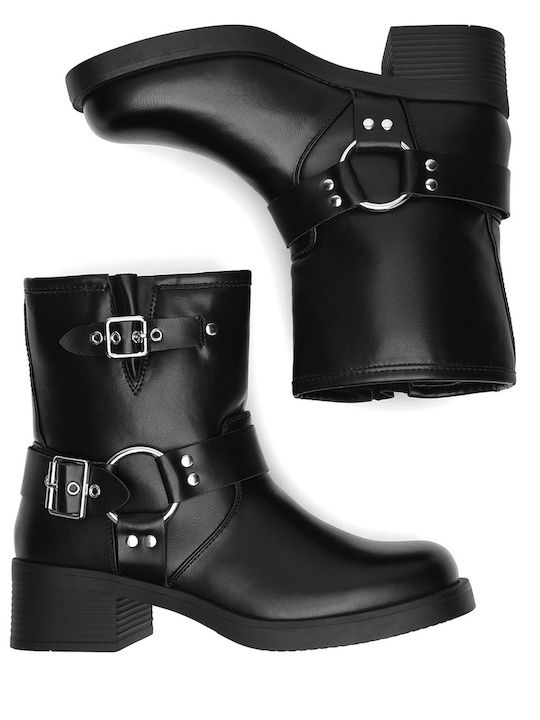 Stiefeletten Damen Schwarz
