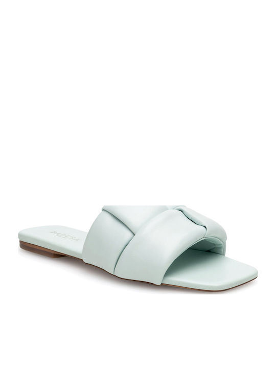 Flache Sandalen für Damen in Grün Farbe