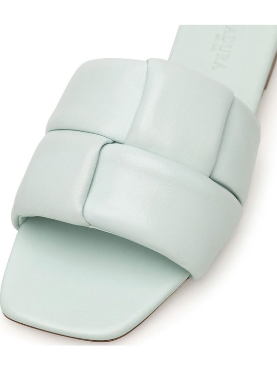 Flache Sandalen für Damen in Grün Farbe