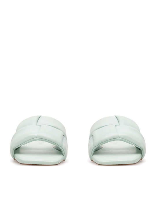 Flache Sandalen für Damen in Grün Farbe