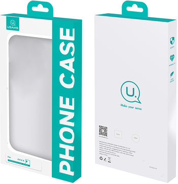 Usams Θήκη Gz Us-bh895 Iphone 16 Plus Διάφανη Μαύρη