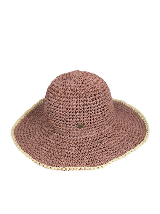 Frauen Gestrickt Hut Rosa