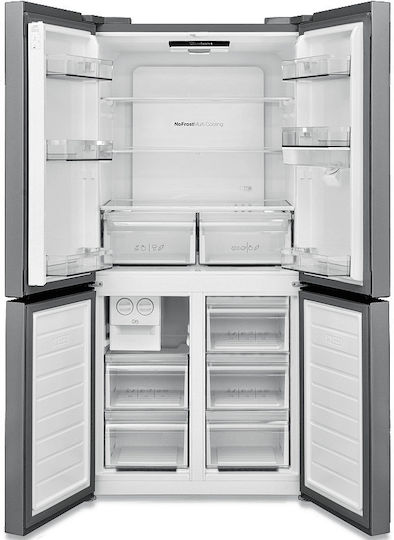 Finlux Хладилник Гардероб 488лт В179xШ84xД69см. Inox FXCA
