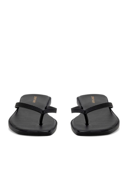 Flache Sandalen für Damen in Schwarz Farbe
