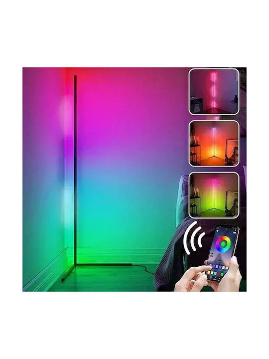 LED Floor Lamp H120xW120cm. with RGB Light White