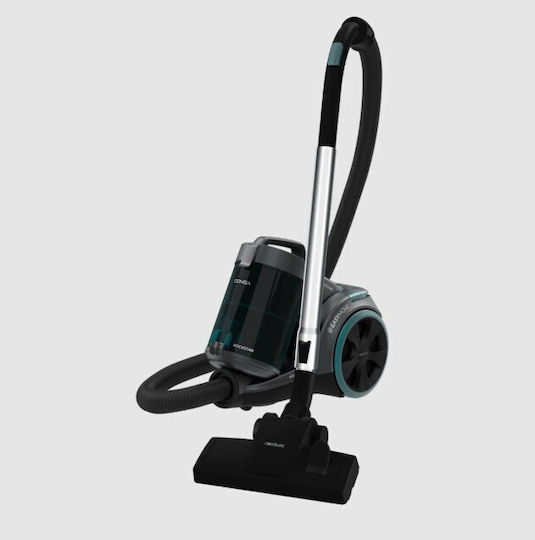 Cecotec Rockstar Multicyclonic XL PowerStyle Ηλεκτρική Σκούπα 900W με Κάδο 3.3lt Μαύρη