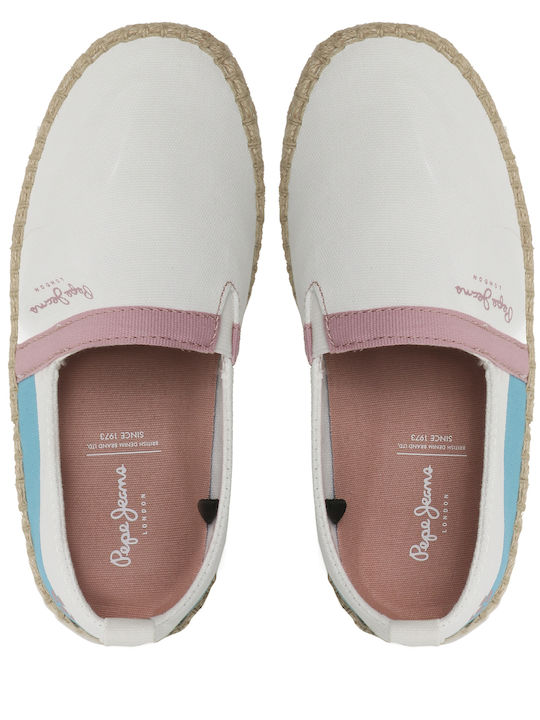 Espadrile dama în culoarea Alb