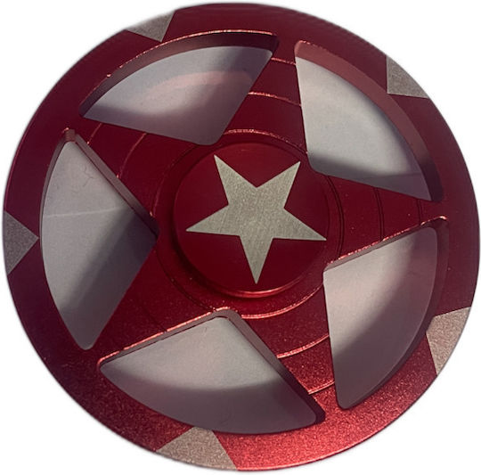 Fidget Spinner Red Star