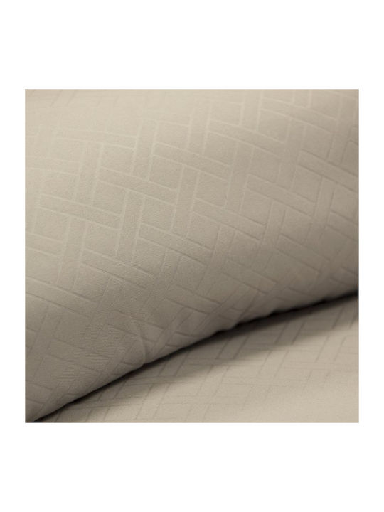 Lino Home Bettdecke Einzelbett 160x220cm Colcha Beige 120 GSMGsm