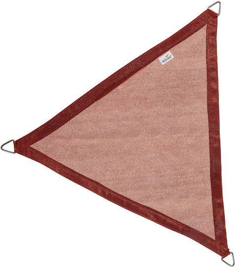 Showood Τρίγωνο Πανί Σκίασης Κόκκινο 3.6x3.6m 285gr/m²